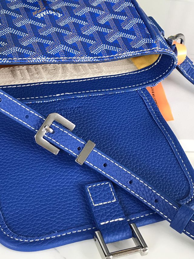 Goyard original canvas grand bleu PM GY0121 blue