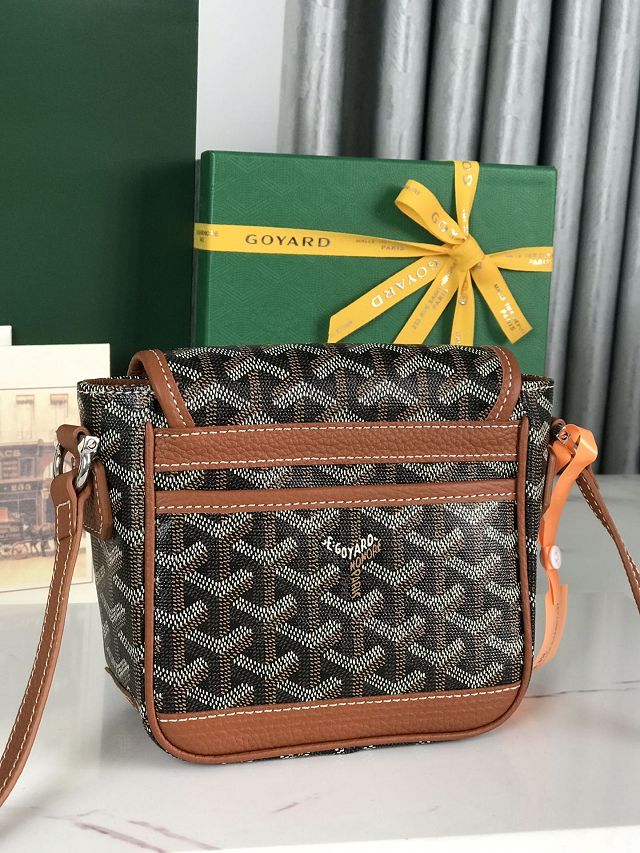 Goyard original canvas grand bleu PM GY0121 brown