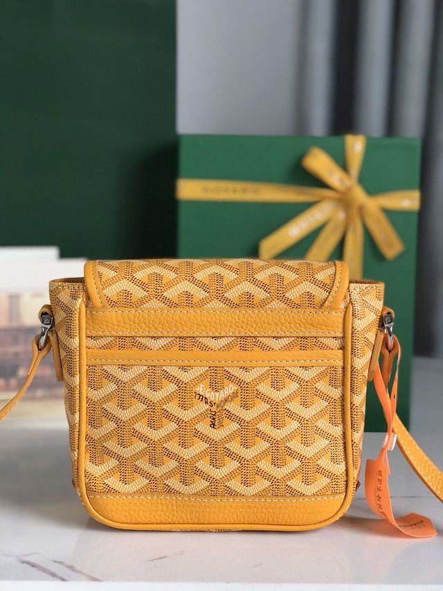 Goyard original canvas grand bleu PM GY0121 yellow