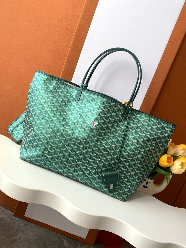 Goyard original canvas saint louis GM bag GY0083 pearly green