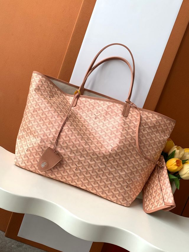 Goyard original canvas saint louis GM bag GY0083 pearly pink