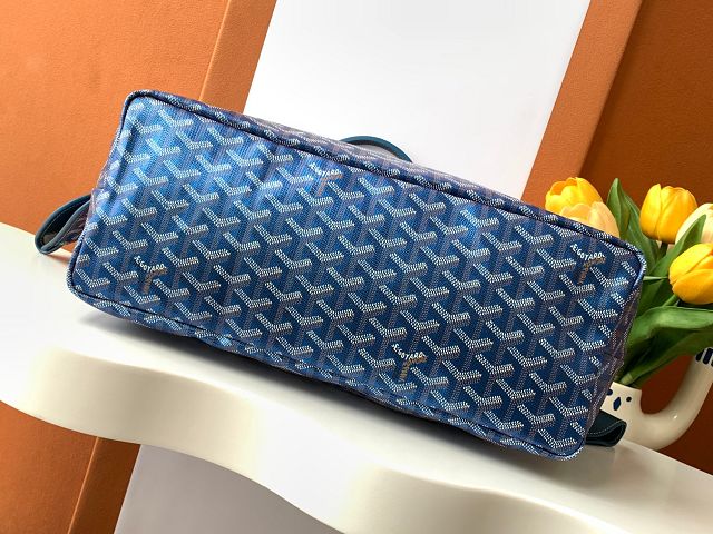 Goyard original canvas saint louis PM bag GY0082 pearly blue