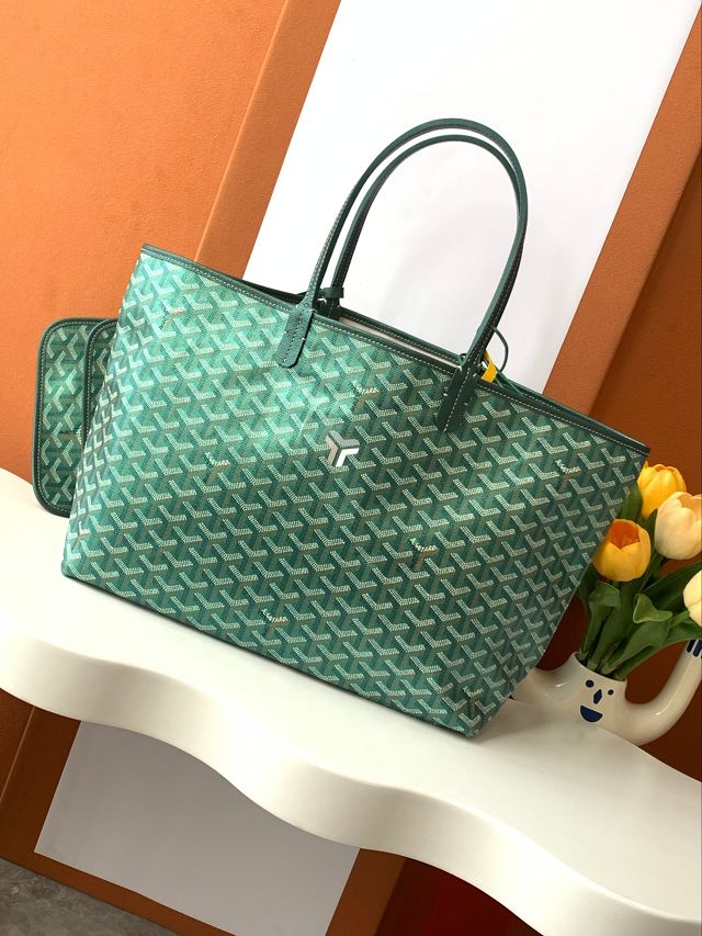 Goyard original canvas saint louis PM bag GY0082 pearly green