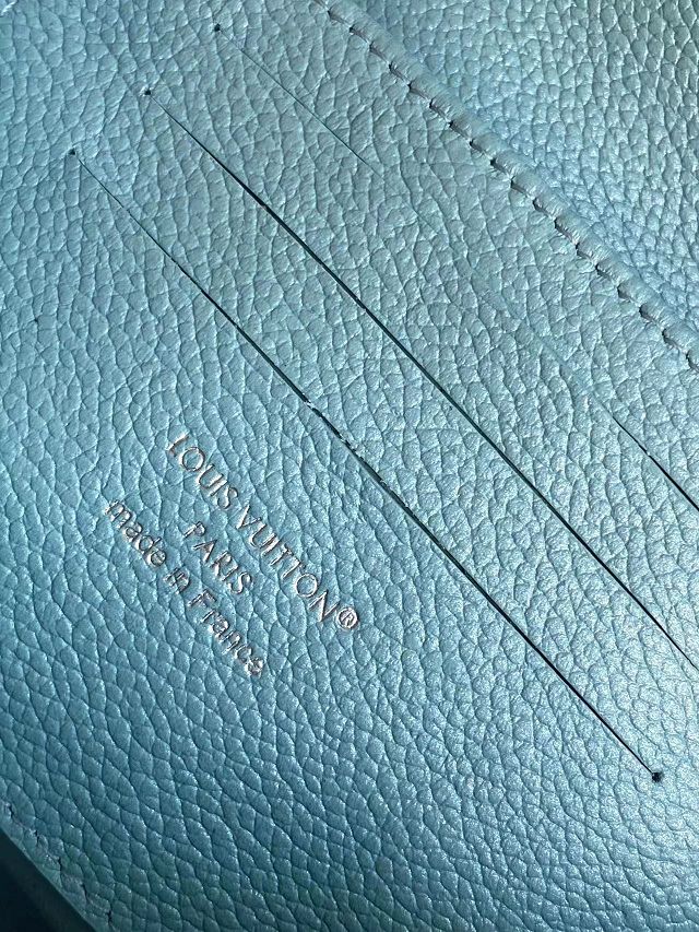 Louis vuitton original calfskin nano madeleine bag M12211 blue