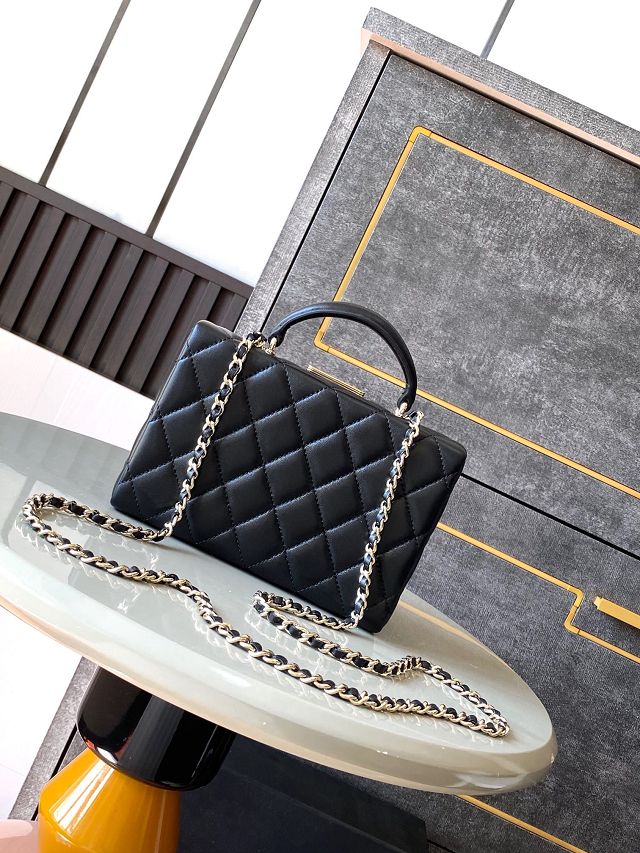 CC original lambskin small box bag AS5167 black