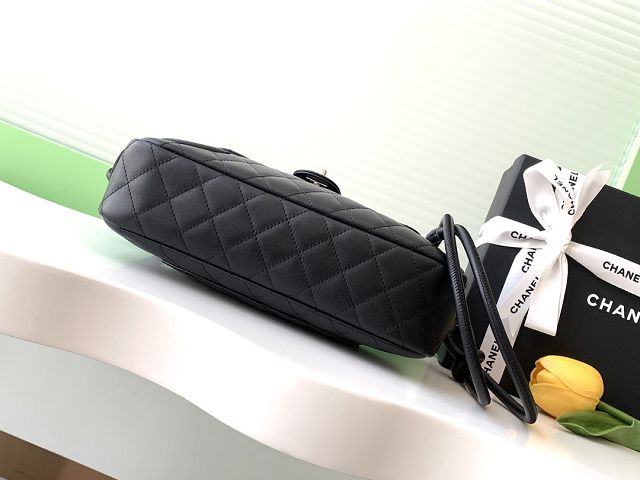 CC original lambskin camera bag AS6326 allblack