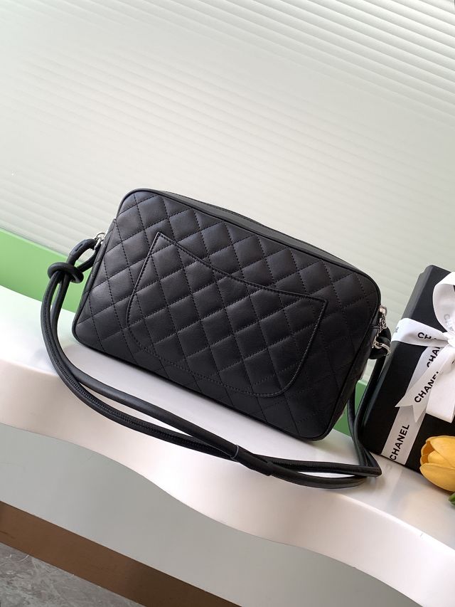 CC original lambskin camera bag AS6326 black