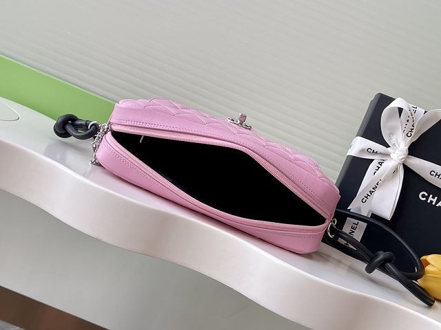 CC original lambskin camera bag AS6326 pink