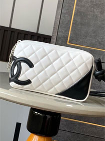 CC original lambskin small shoulder bag bag AS6328 white