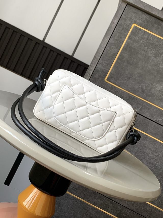 CC original lambskin small shoulder bag bag AS6328 white