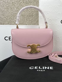 Celine original calfskin mini besace bag 10L063 pink