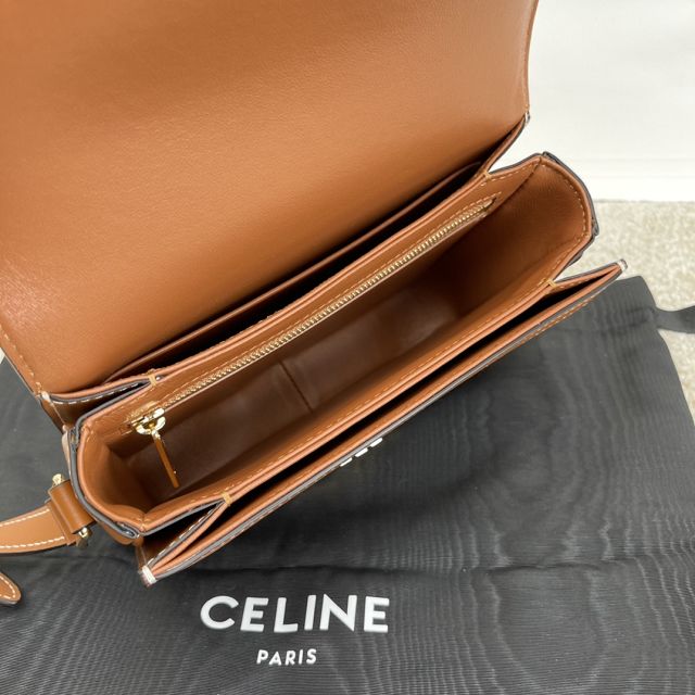 Celine original canvas small triomphe bag 188423 blue