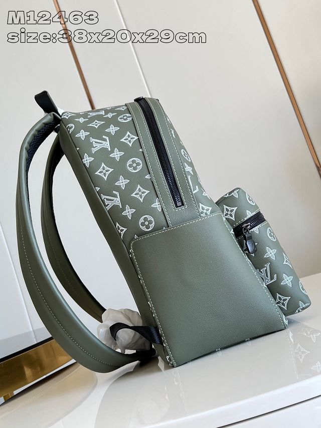 Louis vuitton original calfskin discovery backpack M12463 green