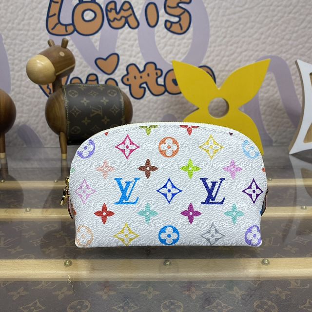 Louis vuitton original monogram canvas cosmetic pouch PM M13744