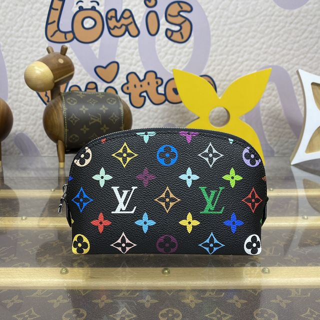 Louis vuitton original monogram canvas cosmetic pouch PM M13744