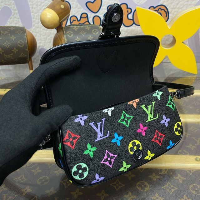 Louis vuitton original monogram canvas nano diane M14194 black