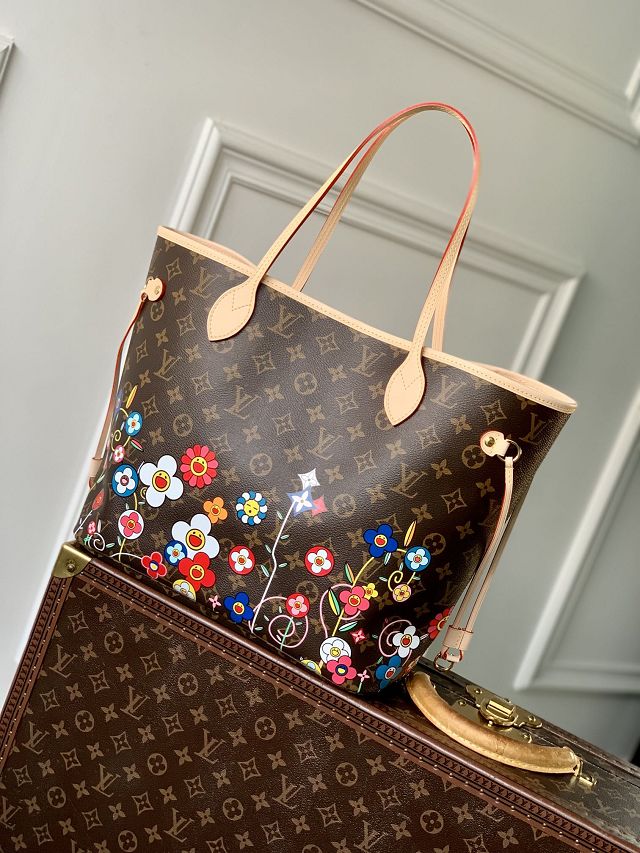 Louis vuitton original monogram canvas neverfull mm M13271 