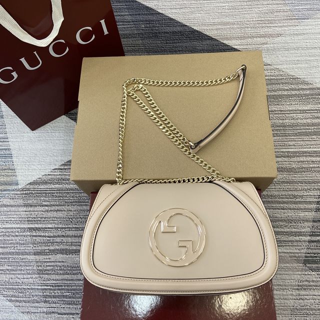 GG original calfskin blondie medium shoulder bag 815715 light pink