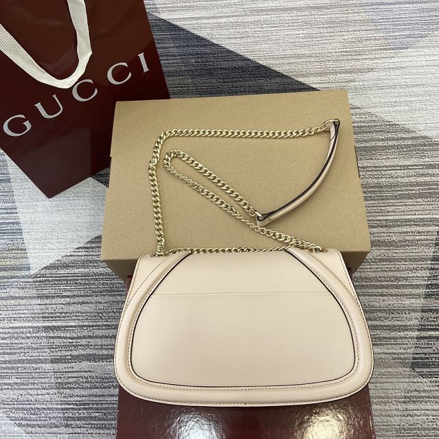GG original calfskin blondie medium shoulder bag 815715 light pink