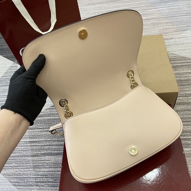 GG original calfskin blondie medium shoulder bag 815715 light pink
