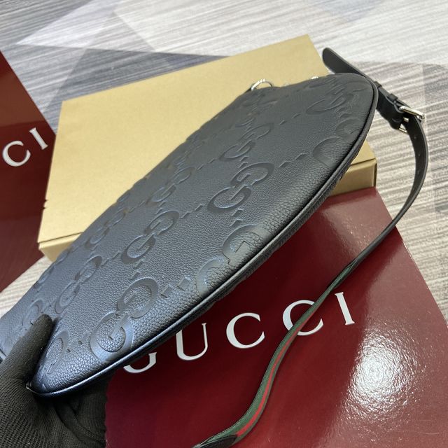 GG original calfskin body shoulder bag 801887 black