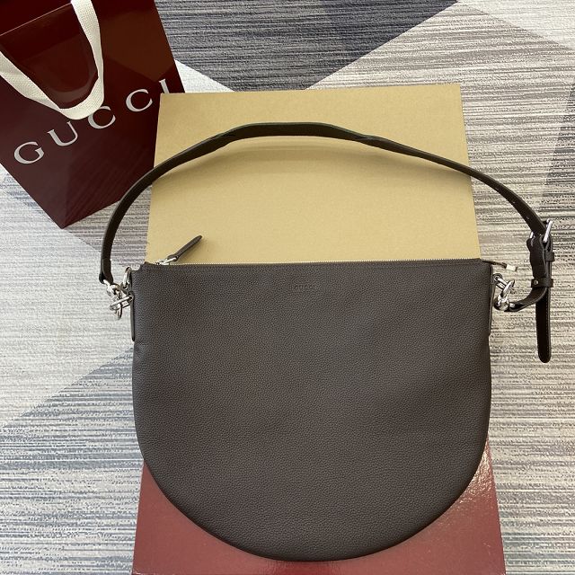 GG original calfskin body shoulder bag 801887 dark brown