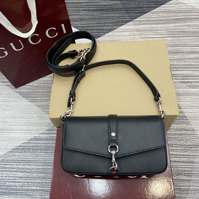 GG original calfskin small crossbody bag 821623 black