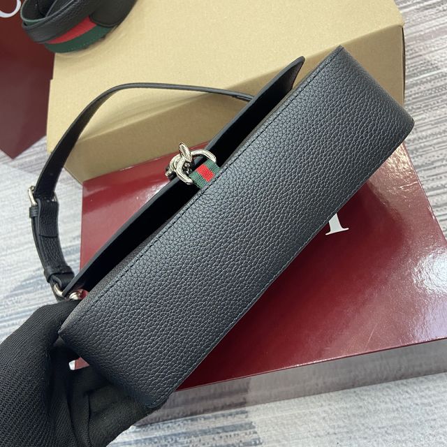 GG original calfskin small crossbody bag 821623 black