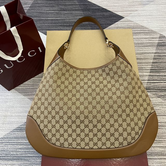 GG original canvas B large shoulder bag 815924 brown