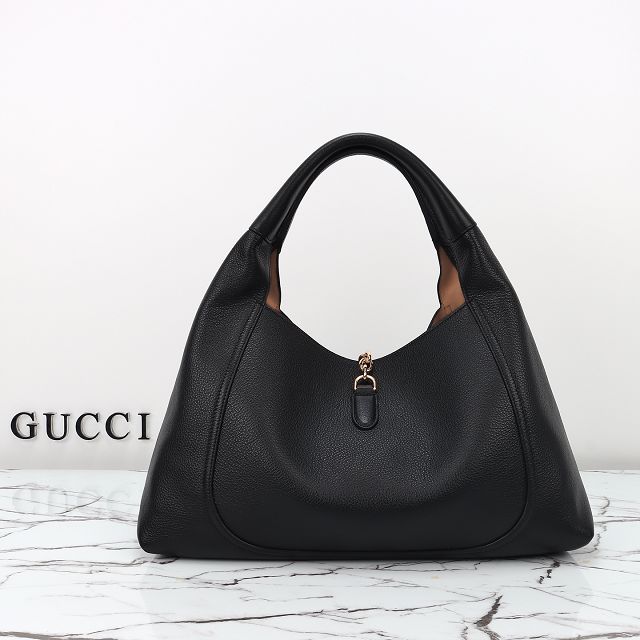 GG original calfskin softbit maxi shoulder bag 837466 black