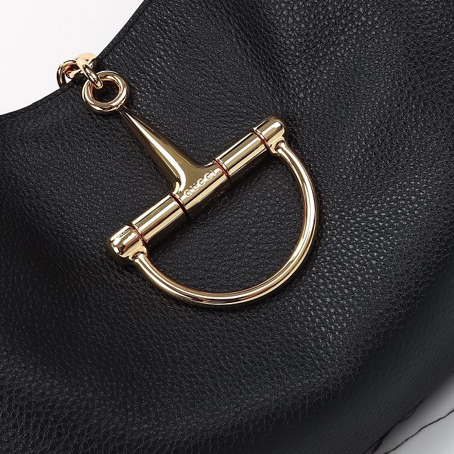 GG original calfskin softbit maxi shoulder bag 837466 black