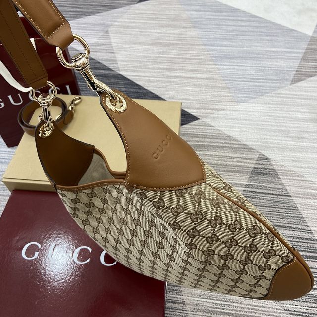 GG original canvas B medium shoulder bag 834981 brown
