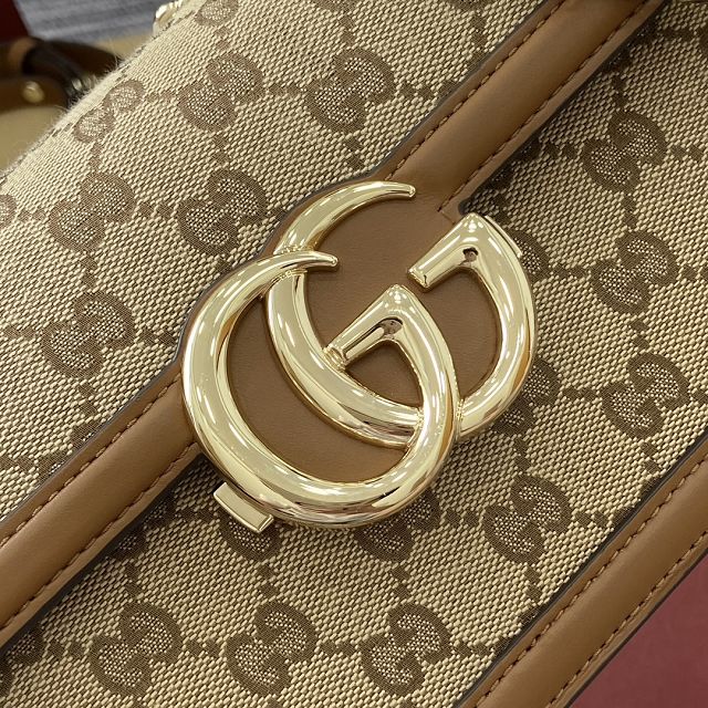 GG original canvas go small shoulder bag 826761 beige&brown