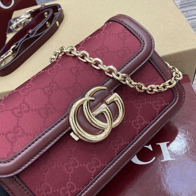 GG original canvas go small shoulder bag 826761 red