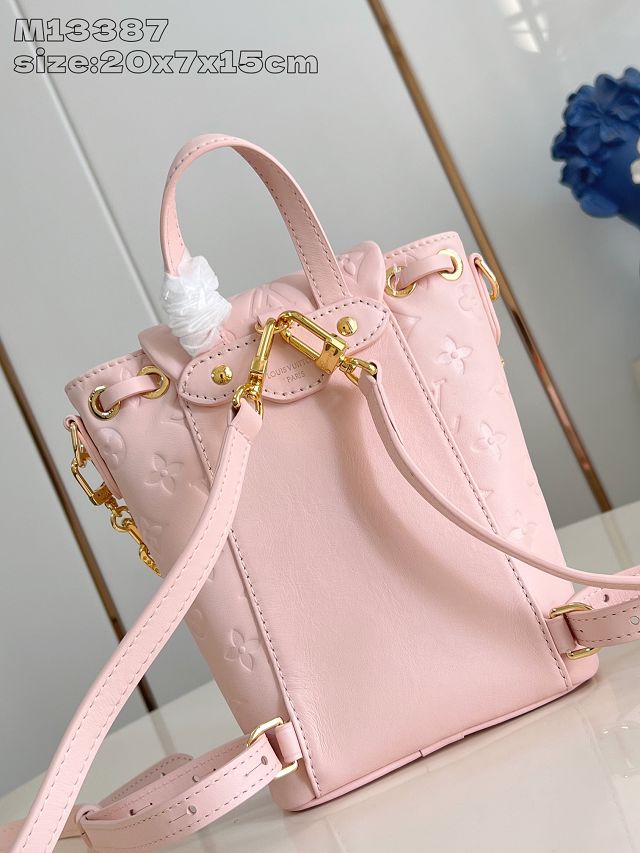 Louis vuitton original lambskin coussin backpack mini M13389 pink