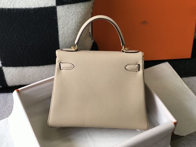 Hermes original togo leather kelly 28 bag K28 grey trench	