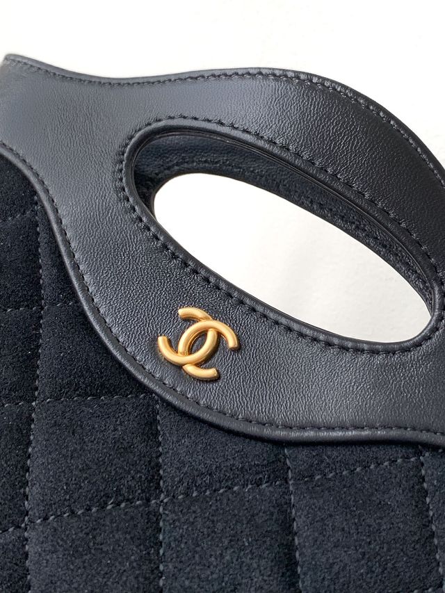 CC original suede nano 31 bag AS3656 black