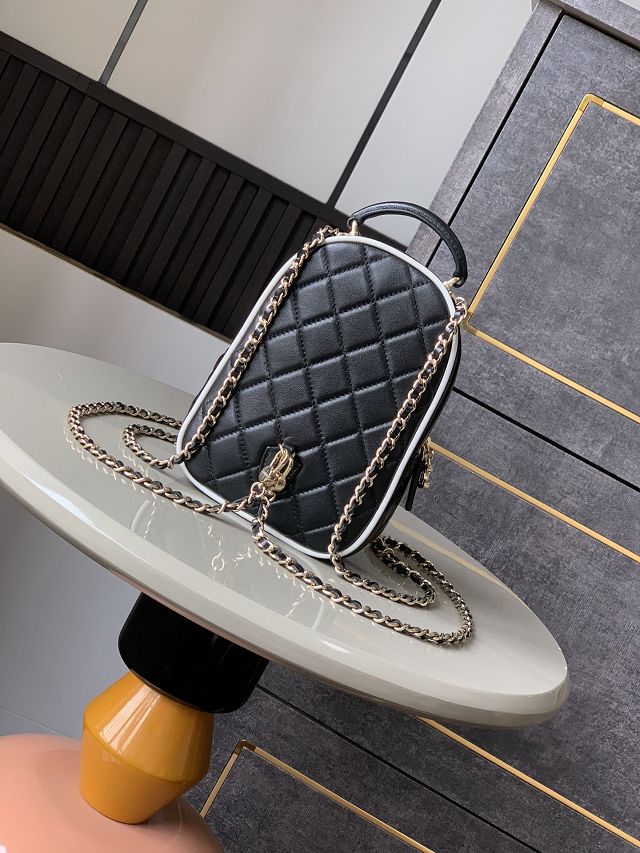 CC original lambskin mini backpack AP4514 black