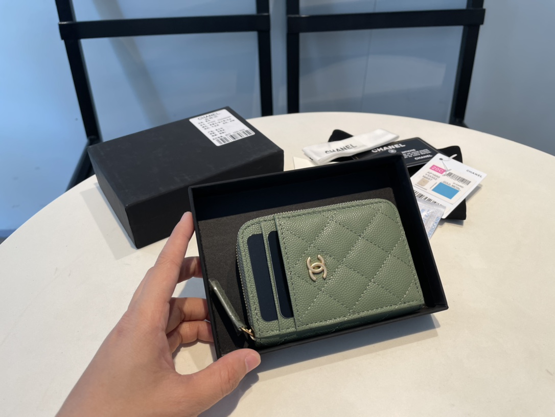 CC original grained calfskin card holder AP1650 