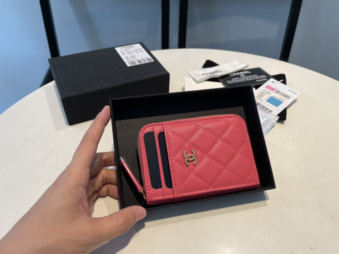 CC original grained calfskin card holder AP1650 