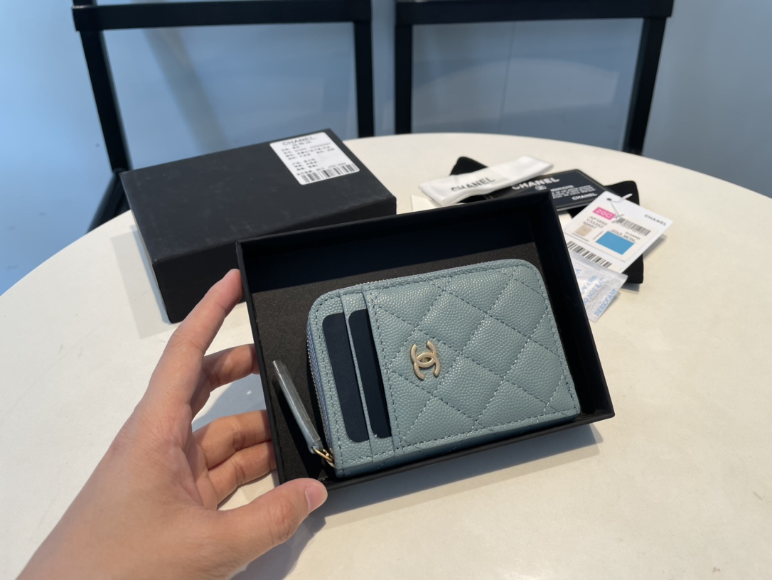 CC original grained calfskin card holder AP1650 