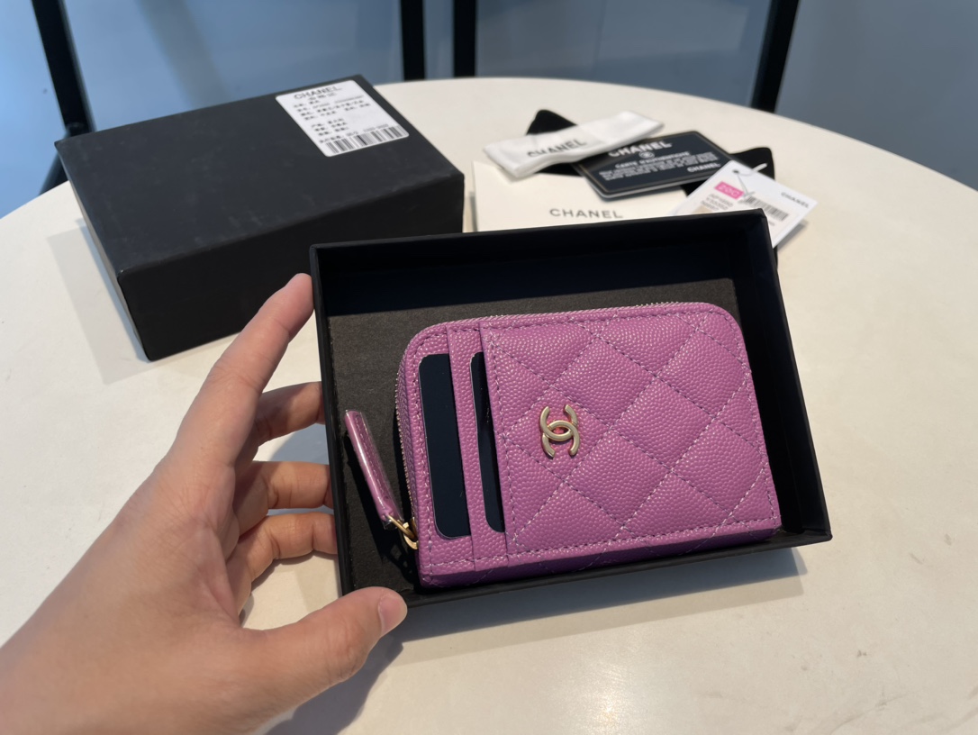 CC original grained calfskin card holder AP1650 