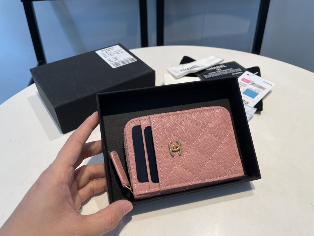 CC original grained calfskin card holder AP1650 