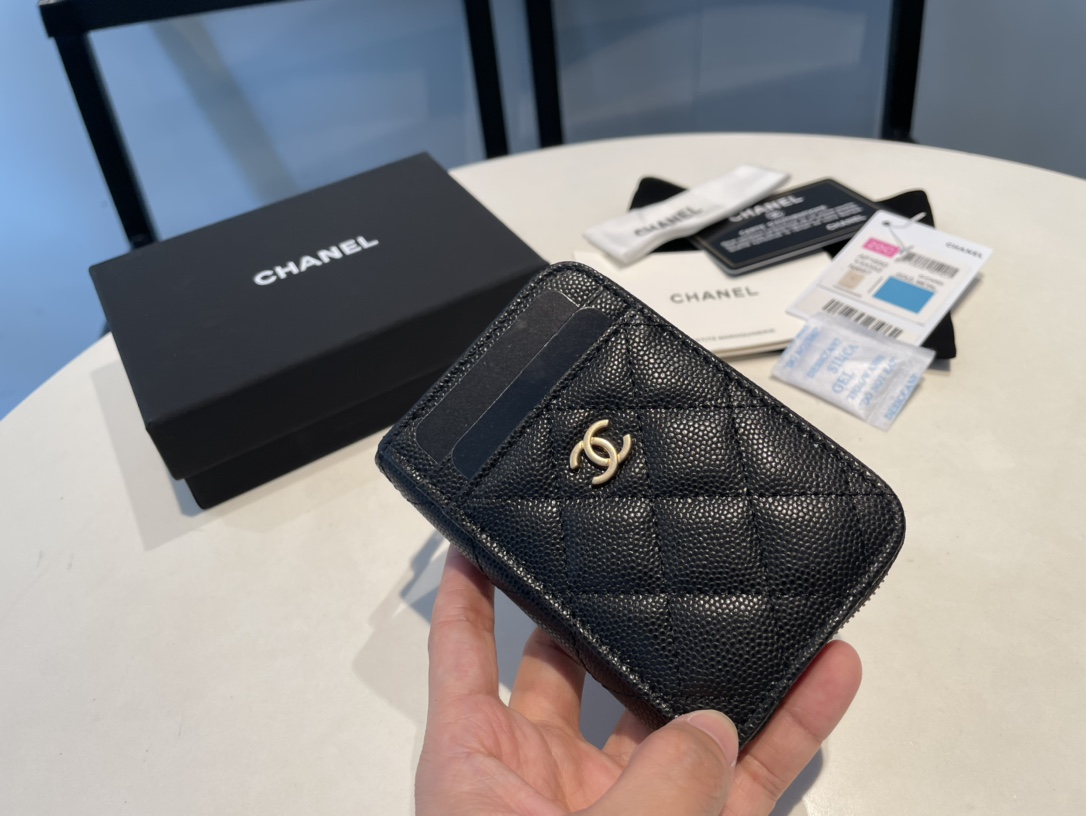 CC original grained calfskin card holder AP1650 