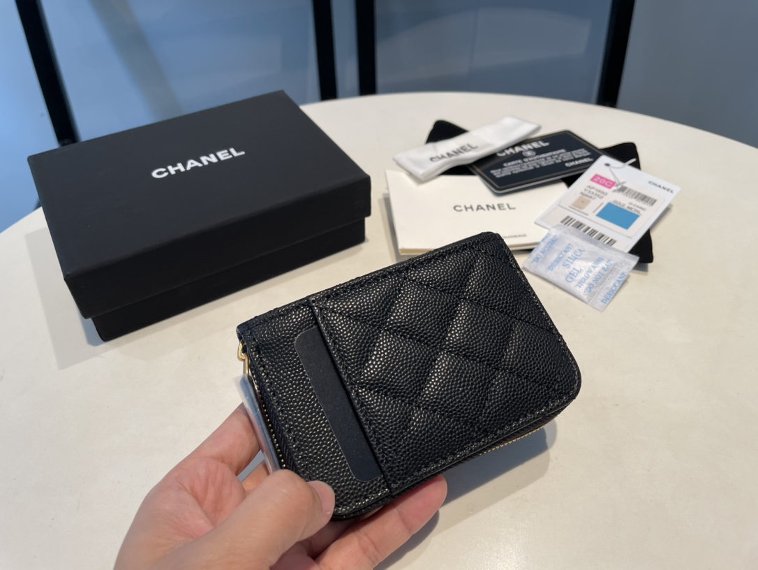 CC original grained calfskin card holder AP1650 