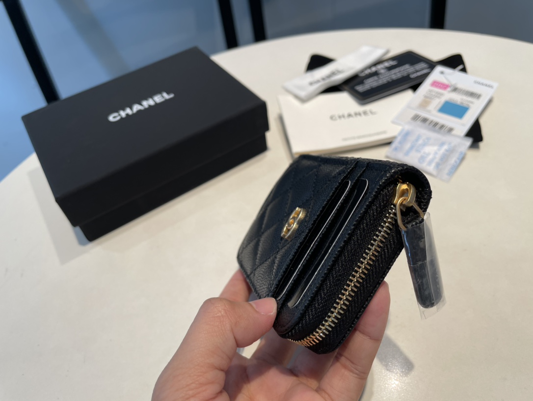 CC original grained calfskin card holder AP1650 