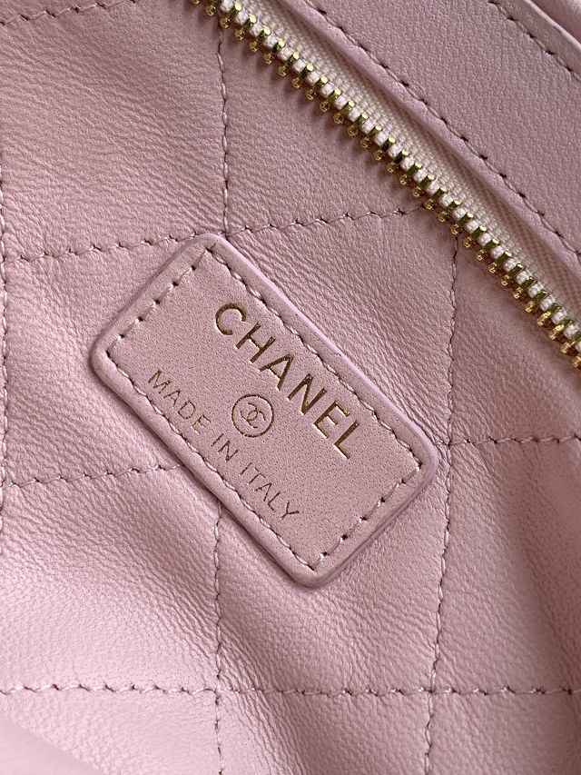 CC original lambskin clutch with chain AP4613 pink