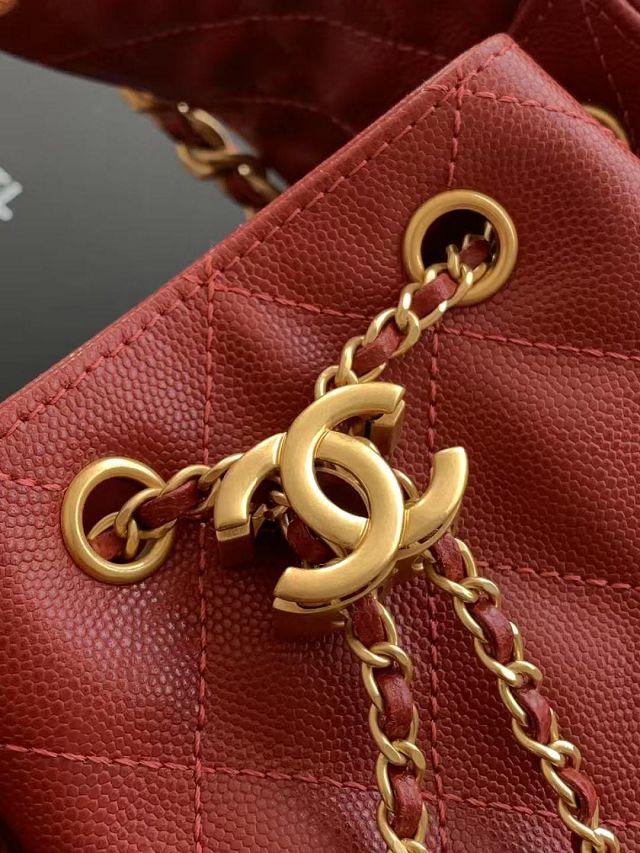 CC original grained calfskin 25 small handbag AS5293 bordeaux