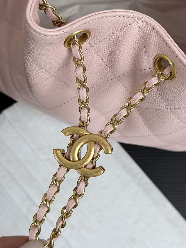 CC original grained calfskin 25 small handbag AS5293 light pink