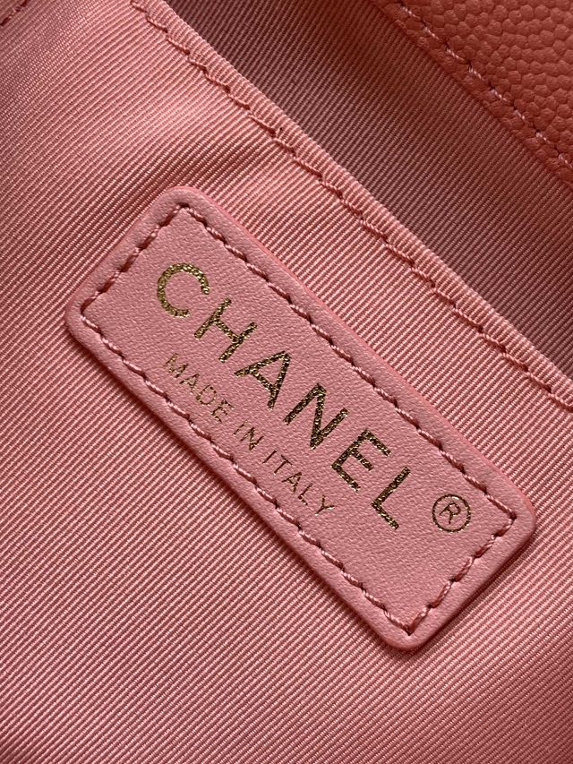 CC original grained calfskin backpack AS3860 pink
